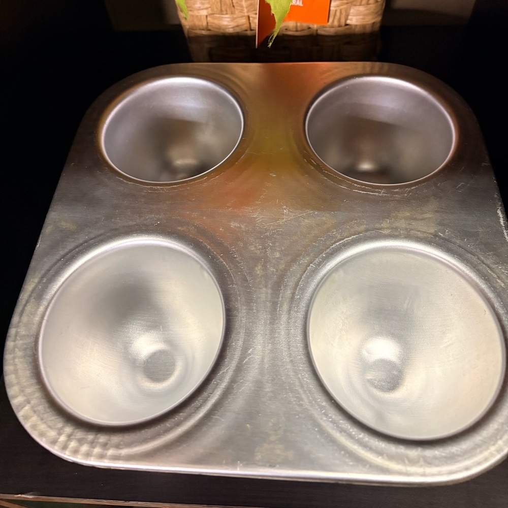 Vintage Wilton 508-302 Cake Pan Easter Egg Doll Dress 4 cone Baking Pan